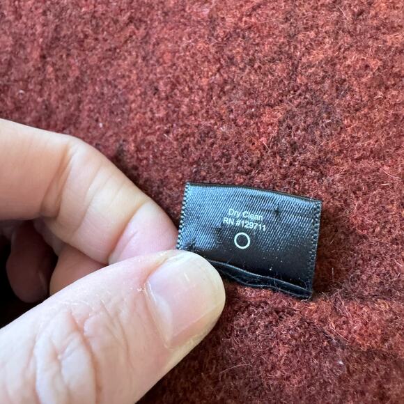 Jenni Kayne Wool Blend Sweater Coat Rust - Picture 8 of 11